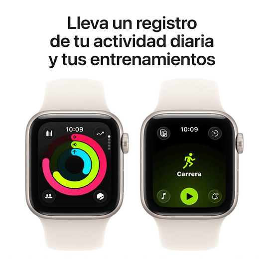 Apple Watch SE 3 GPS 40mm Aluminio blanco estrella banda blanco estrella Sport M/L