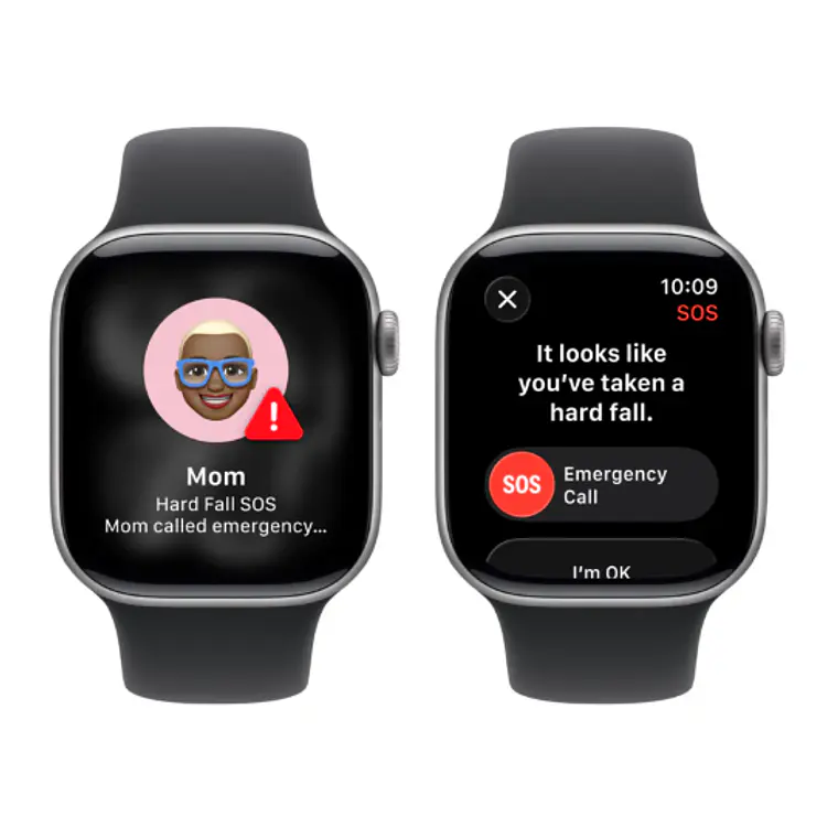 Apple Watch Series 11 GPS 42mm Aluminio gris espacial banda negra Sport S/M 5