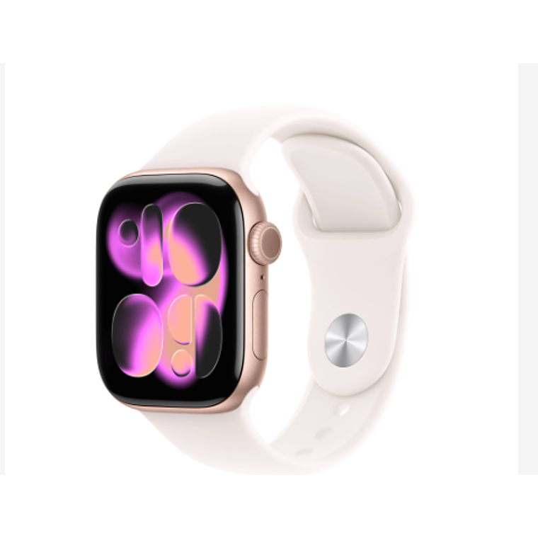 Apple Watch Series 11 GPS 42mm Aluminio oro rosado banda Light Blush Sport M/L 1