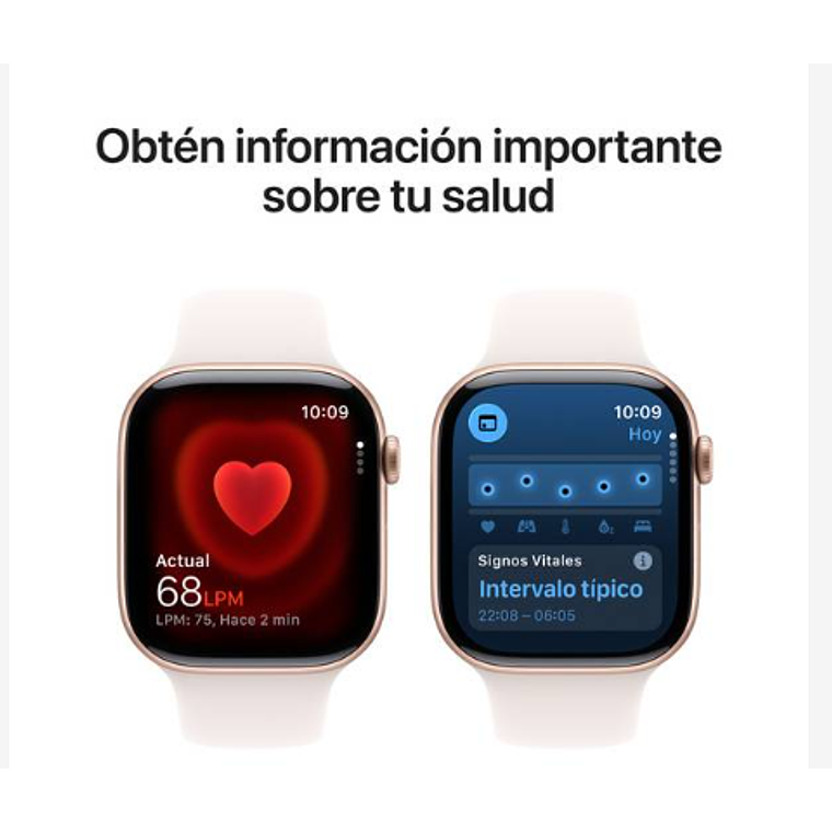Apple Watch Series 11 GPS 42mm Aluminio oro rosado banda Light Blush Sport M/L 5