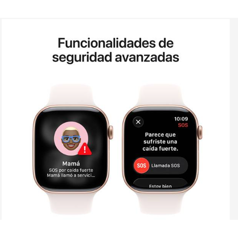 Apple Watch Series 11 GPS 42mm Aluminio oro rosado banda Light Blush Sport M/L 6