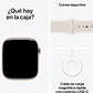 Apple Watch Series 11 GPS 42mm Aluminio oro rosado banda Light Blush Sport M/L - Miniatura 8