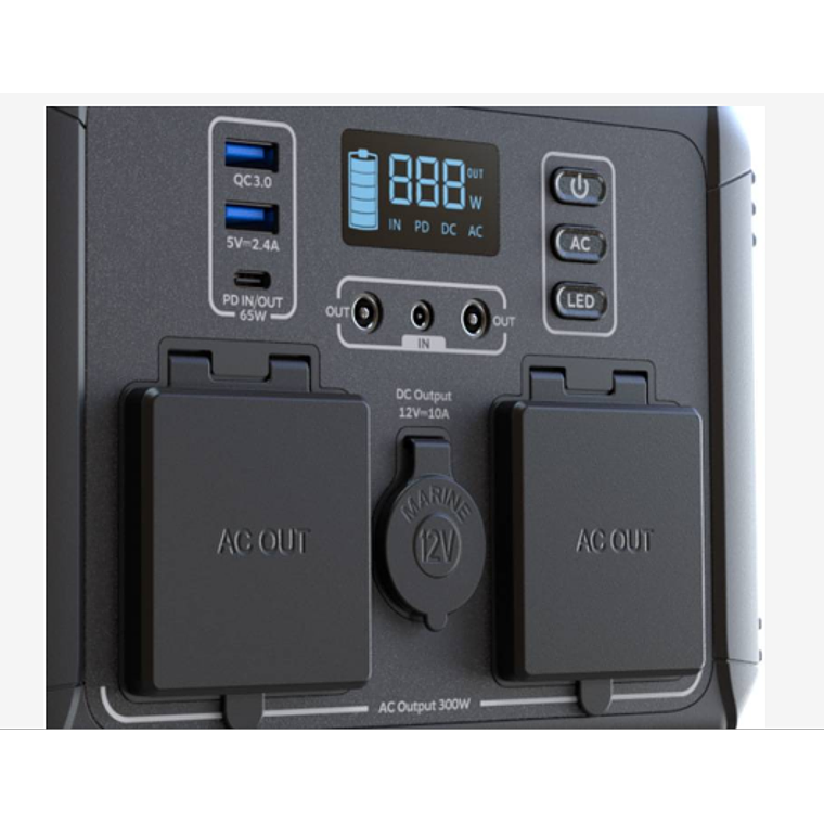 Estación de Energía Forza Titan - 300 Watt - AC 220 V  2