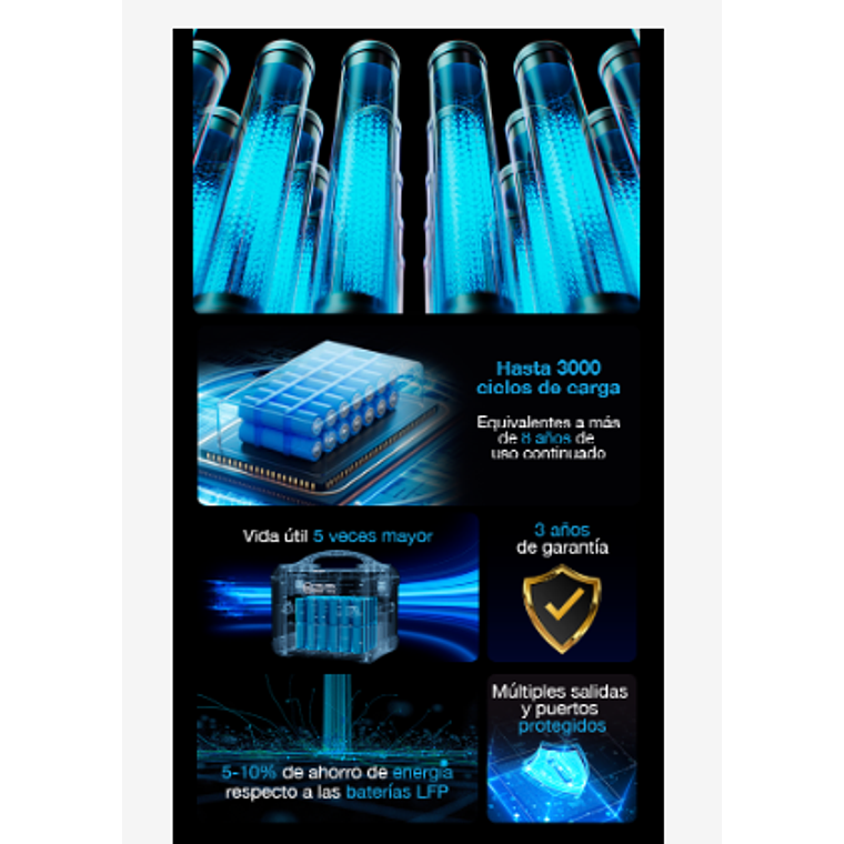 Estación de Energía Forza Titan - 300 Watt - AC 220 V  6