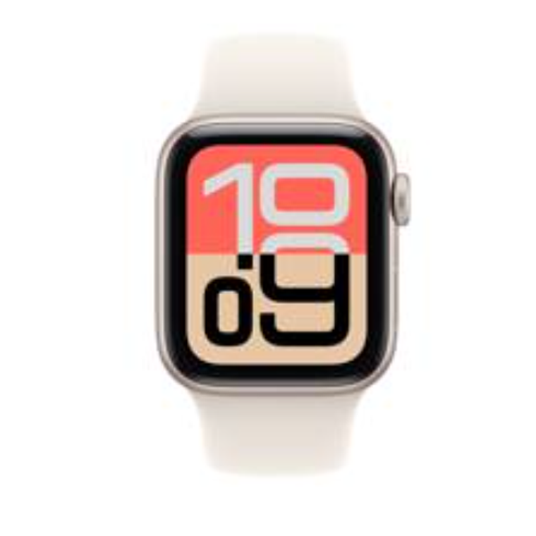 Apple Watch SE 3 GPS 40mm Aluminio blanco estrella banda blanco estrella Sport S/M 2