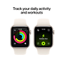 Apple Watch SE 3 GPS 40mm Aluminio blanco estrella banda blanco estrella Sport S/M - Miniatura 3