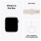 Apple Watch SE 3 GPS 40mm Aluminio blanco estrella banda blanco estrella Sport S/M - Miniatura 7