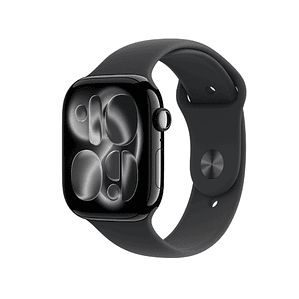 Apple Watch Series 11 GPS 46mm Alumino Jet black banda Black Sport Band S/M