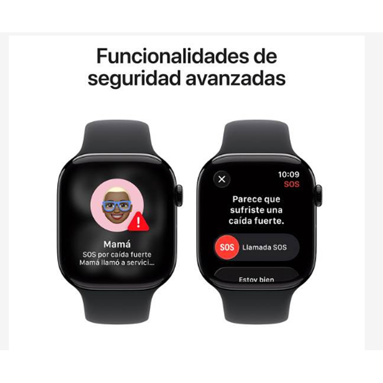 Apple Watch Series 11 GPS 46mm Alumino Jet black banda Black Sport Band S/M 6