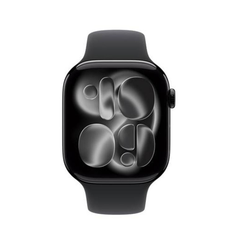 Apple Watch Series 11 GPS 46mm Alumino Jet black banda Black Sport Band S/M 7