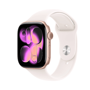 Apple Watch Series 11 GPS 46mm Aluminio oro rosado bandaLight Blush Sport Band S/M