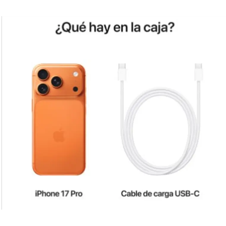 iPhone 17 Pro 256GB naranja 6