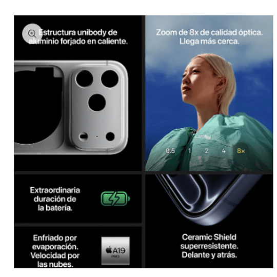 iPhone 17 Pro 256GB naranja