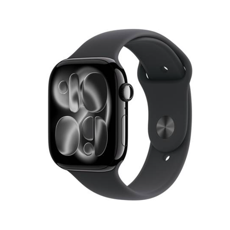Apple Watch Series 11 GPS 46mm Alumino Jet black banda Black Sport Band M/L 2