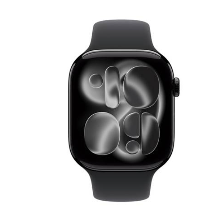 Apple Watch Series 11 GPS 46mm Alumino Jet black banda Black Sport Band M/L 8