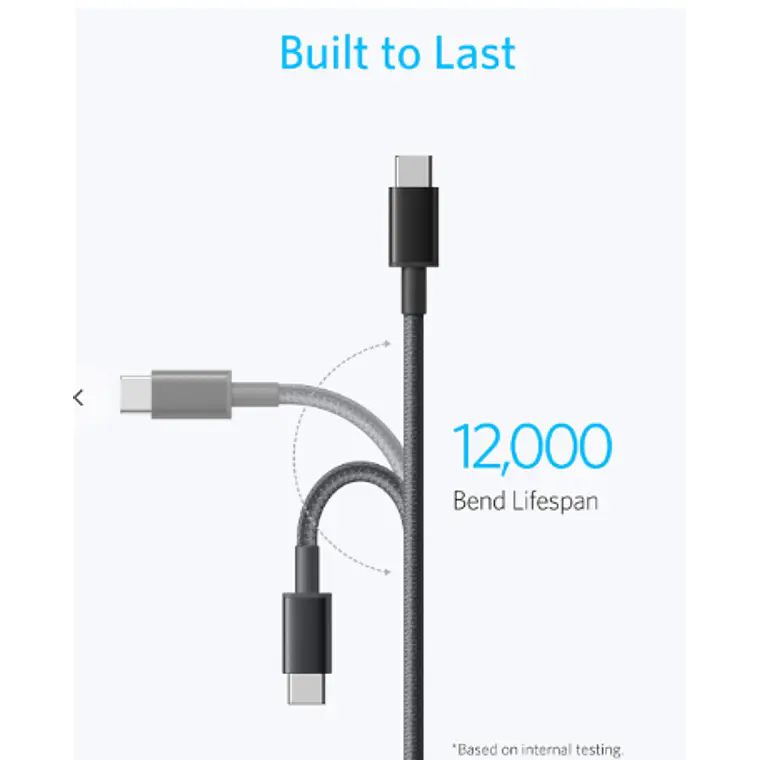 Cable de carga Anker USB-C a USB - C 2.0 3