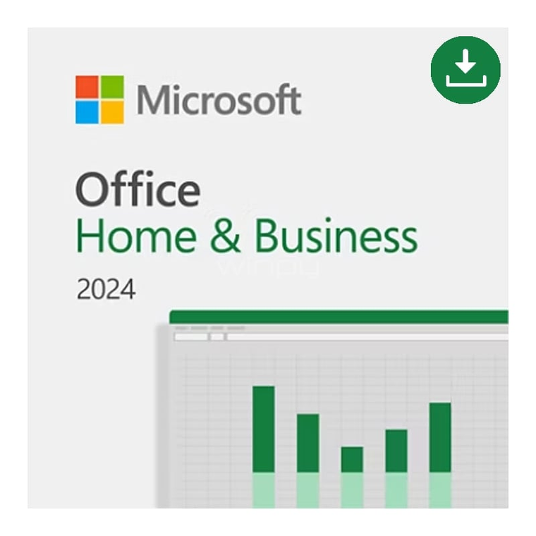 Licencia Microsoft Office Hogar y Empresas 2024 (1 Usuario, Descargable, PC / Mac) 1