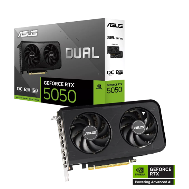 Tarjeta de Video Asus Dual GeForce RTX5050 8GB OC 1