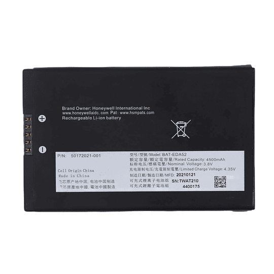 Batería para PSA Honeywell (3.8V 4500mAh)