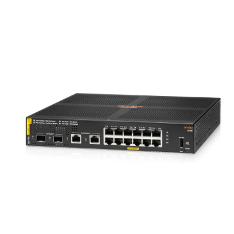 Conmutador Aruba 6100 12G PoE+ 2SFP+ 139W Switch 1