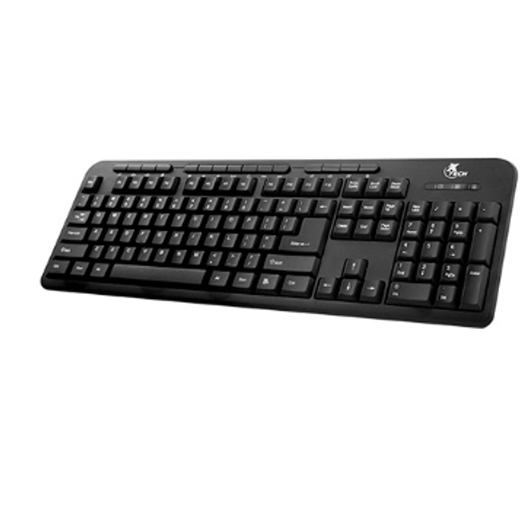 Teclado Multimedia con Cable USB - inglés - negro 1