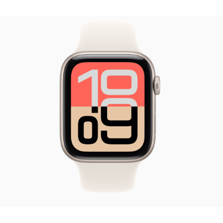 Apple Watch SE 3 GPS 44mm Aluminio blanco estrella banda blanco estrella Sport M/L  2