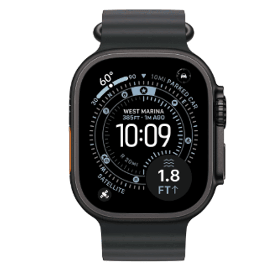 Apple Watch Ultra 3 GPS + Cellular 49mm titanio negro banda Black Ocean Band