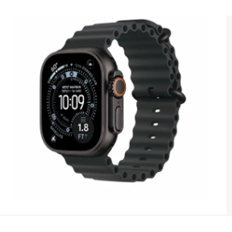 Apple Watch Ultra 3 GPS + Cellular 49mm titanio negro banda Black Ocean Band 2