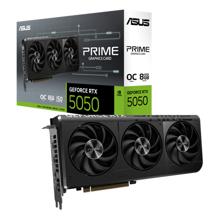 Tarjeta de Video ASUS PRIME NVIDIA GeForce RTX 5050 OC, 8GB GDDR6, 128-bit, PCI-e 5.0 1