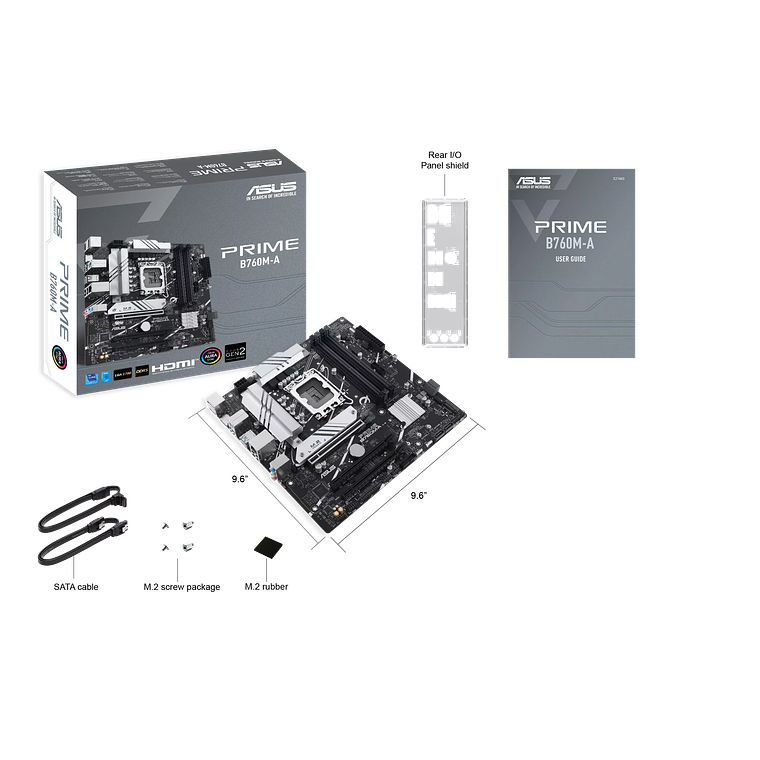 Placa Madre Asus PRIME-B760M-A ( LGA 1700 MaTx) 6