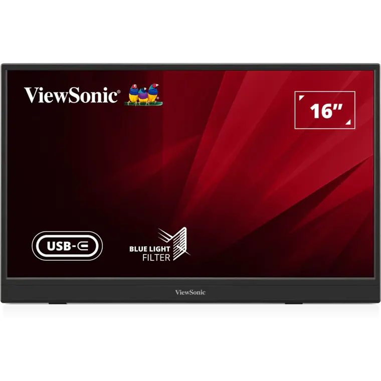 Monitor 15.6“ Portátil Viewsonic FHD, Panel IPS, 60Hz, 5ms, VA1653 1
