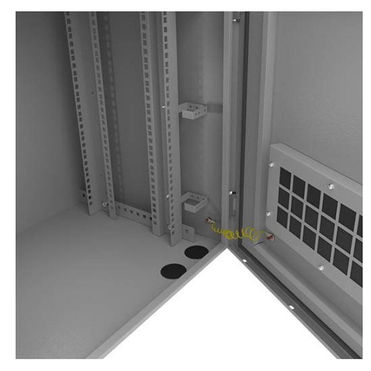 Gabinete exterior en acero - Nexxt - para poste  4