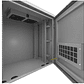 Gabinete exterior en acero - Nexxt - para poste  - Miniatura 5