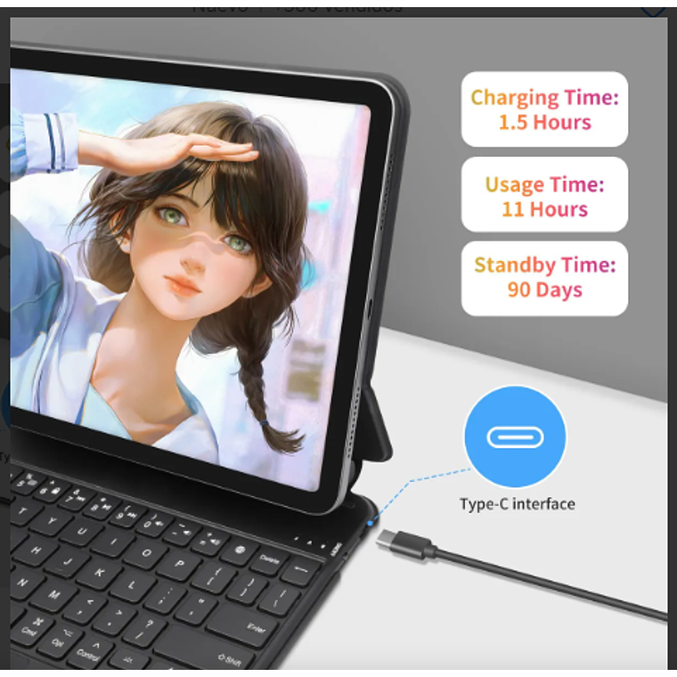 Magic Keyboard para iPad Air 11 M3  2