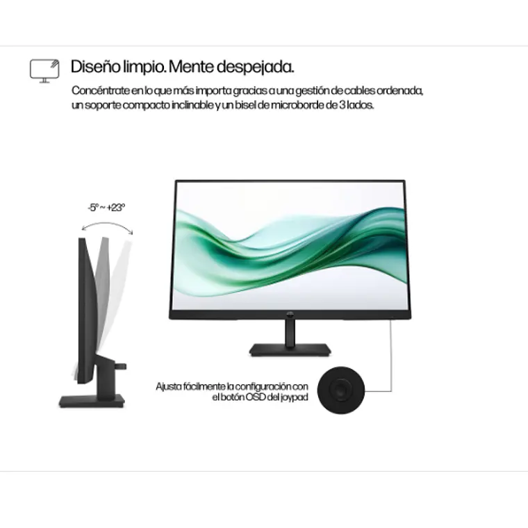 Monitor  de 23.8“ HP Serie 3 Pro  5