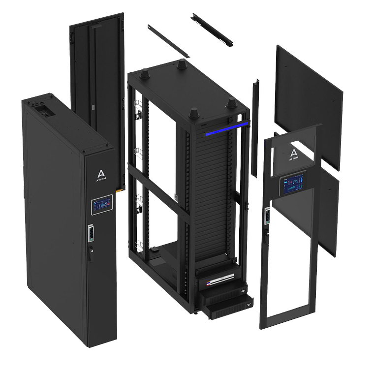 Gabinete 42U Rack Attom (800 x 1100 x 2000) 4