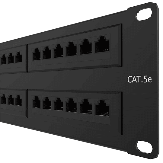 Patch Panel para Montaje en Rack Cat5e  19