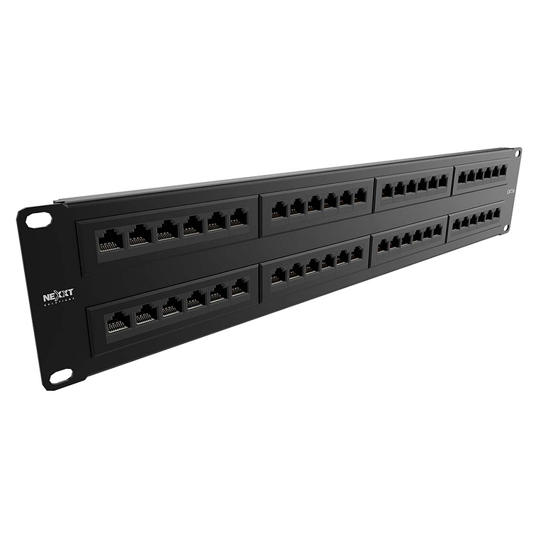 Patch Panel para Montaje en Rack Cat5e  19
