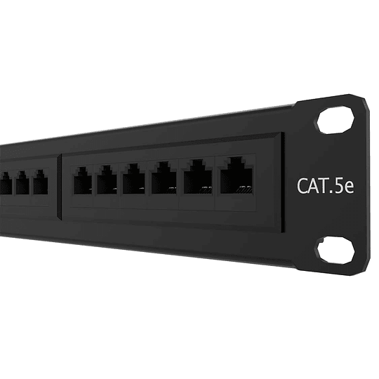 Patch Panel para Montaje en Rack Cat5e  19