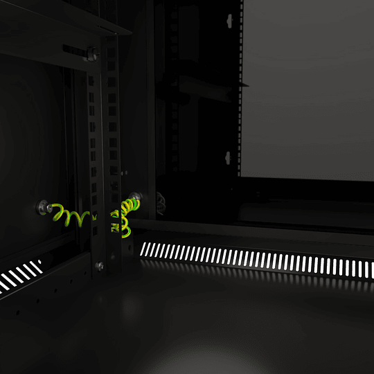 Gabinete 9U Rack Nexxt Solutions para Servidores de pared fijo y semi-ensamblado