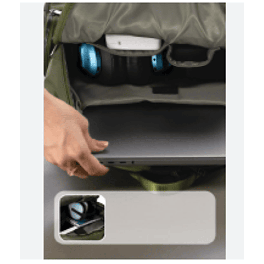 Mochila Klip Xtreme de 13“- Verde KNB-755