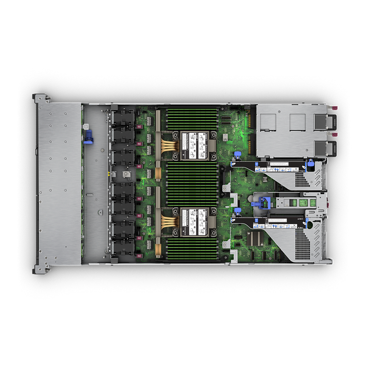 Servidor HPE ProLiant DL360 Gen11 4510 2.4GHz 12c 1P 2x32GB‑R 8SFF MR408i‑o 2x960GB SSD 2x800W 4