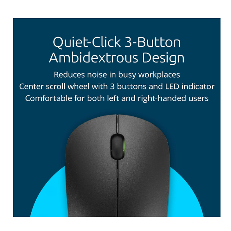 Mouse inalámbrico - Negro - Kensington MY230 Negro EQ Recargable 2