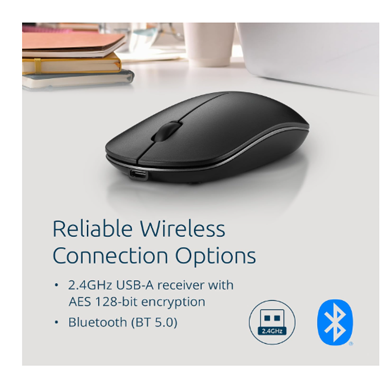 Mouse inalámbrico - Negro - Kensington MY230 Negro EQ Recargable 3