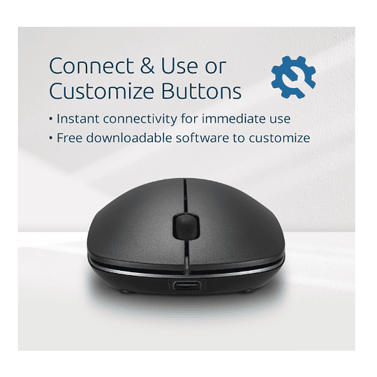 Mouse inalámbrico - Negro - Kensington MY230 Negro EQ Recargable