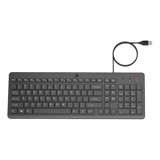 Teclado HP 150 WD con cable USB-A