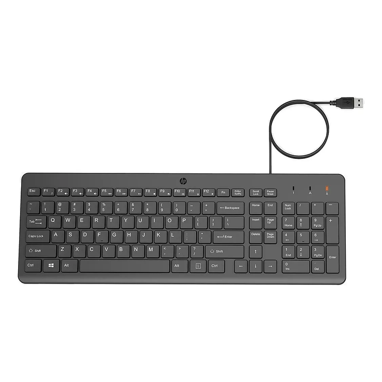 Teclado HP 150 WD con cable USB-A 2