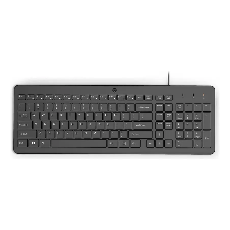 Teclado HP 150 WD con cable USB-A 3