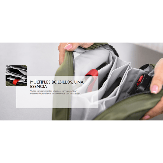 Organizador para accesorios tecnológicos - Verde - Klip Xtreme 