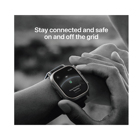 Apple Watch Ultra 3 GPS + Cellular 49mm titanio natural banda Anchor Blue Ocean Band